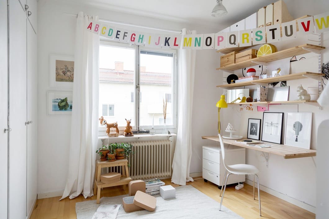 Att inreda barnrum efter rådande omständigheter