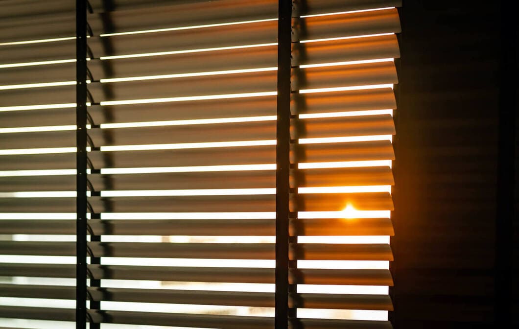 Persienner som solskydd