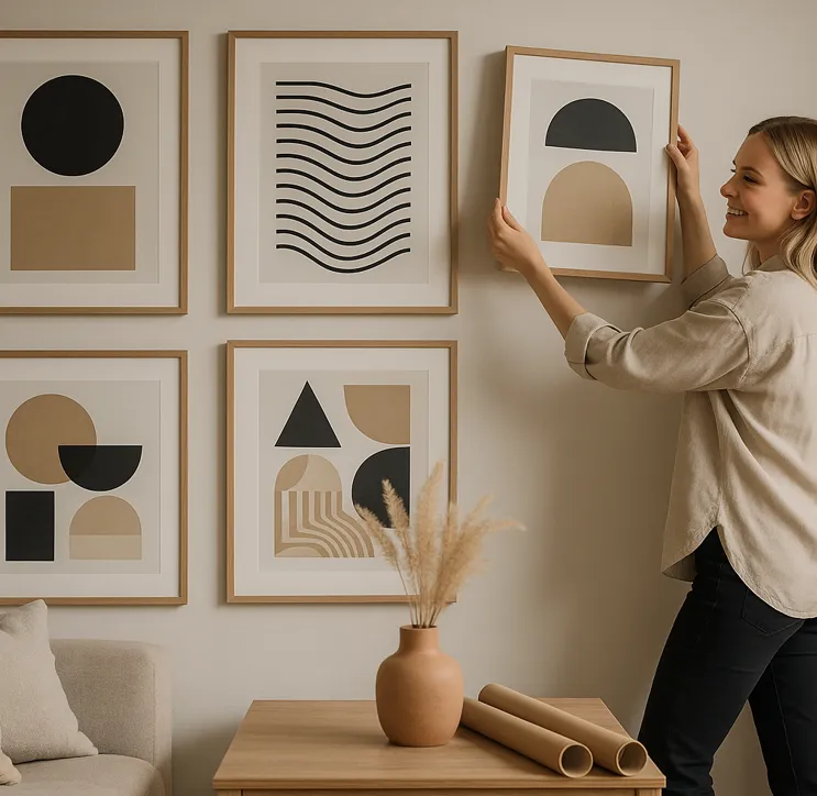 Därför väljer inredare professionellt tryck